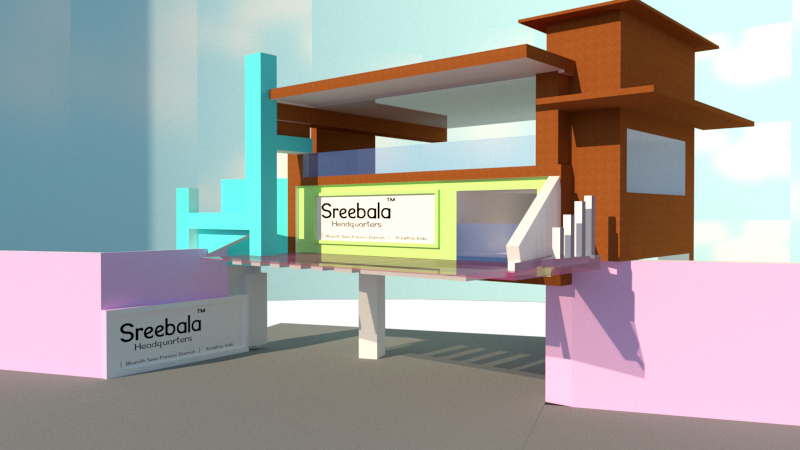 Headquarters Future Model - Exterior Rendering